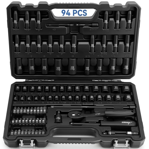 Disen 94-Piece 1&sol;4-Inch Drive Impact Socket Set&comma; &dollar;30 &lpar;was &dollar;50&rpar; at Amazon