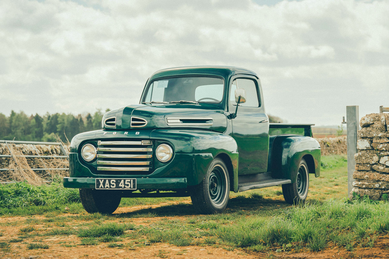This classic Ford pick-up truck is an F-1 model