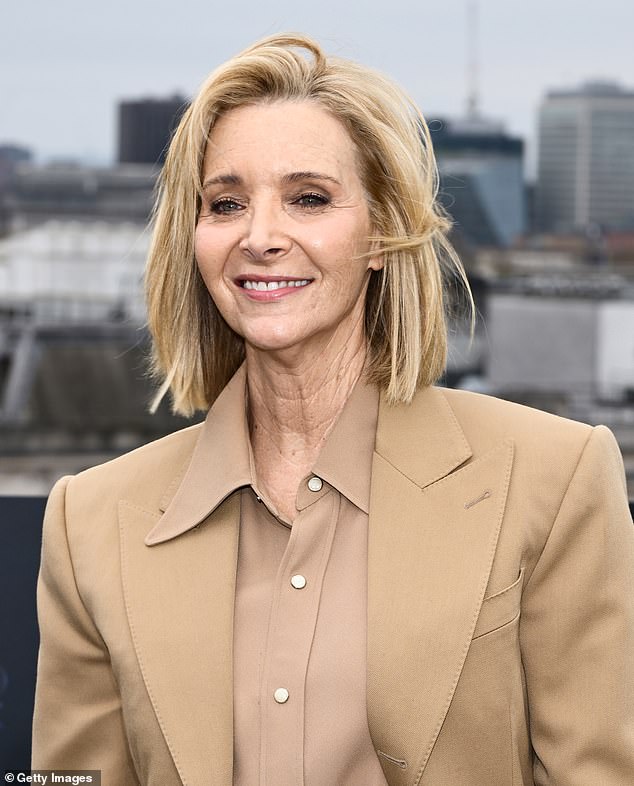 Lisa Kudrow (pictured in London in March) shows signs of sagging, the expert explained