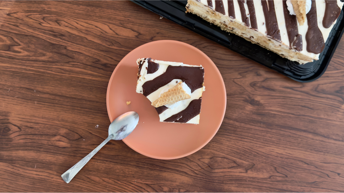 costco-waffle-cone-bar-cake-review-slice-bite