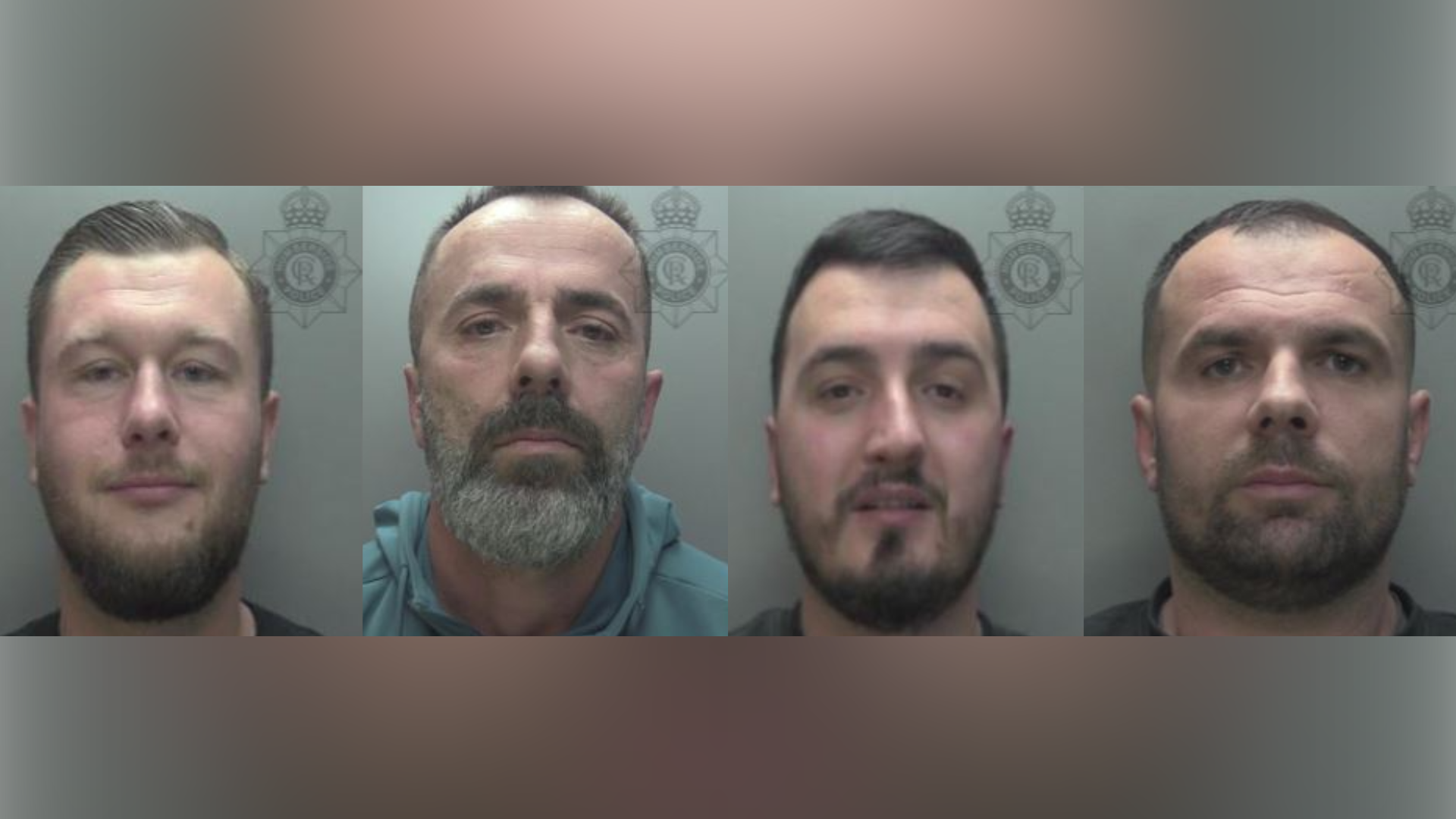 (Left to right) Patryk Gilwanowski, Gazmir Hameti, Armir Metaj and Endri Arifaj were involved in a county lines drug operation