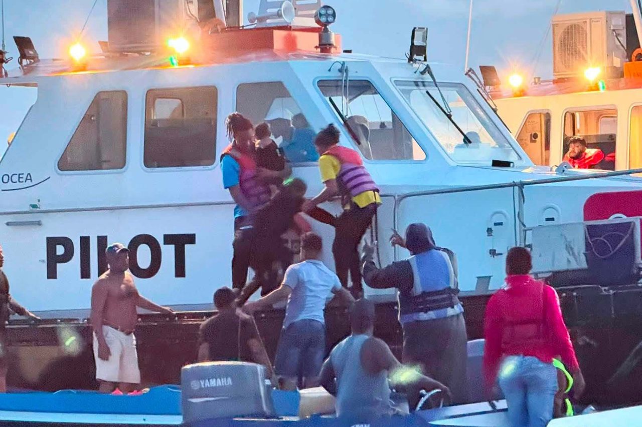 A ferry carrying 116 passengers capsized off the coast of Guyana