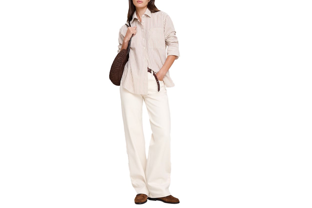 The Oversized Shirt in Cotton Poplin