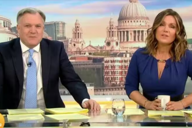 Earl joined GMB permanently in 2022, one year after Reid and Balls began co-hosting the morning news programme (ITV)