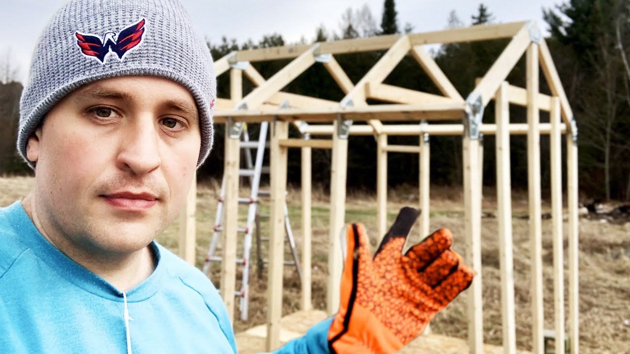 Build a simple storage shed on a Vermont homestead fast