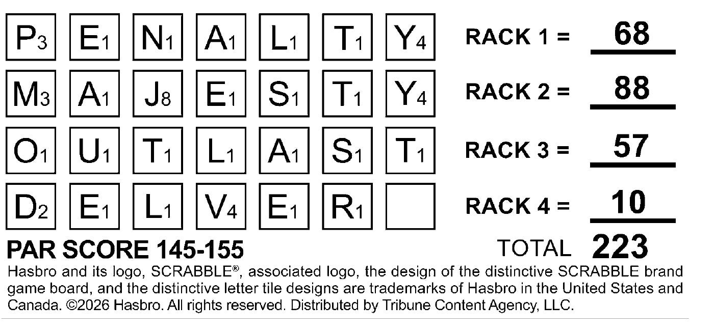 Puzzle solutions for Tuesday, Jul. 21, 2026