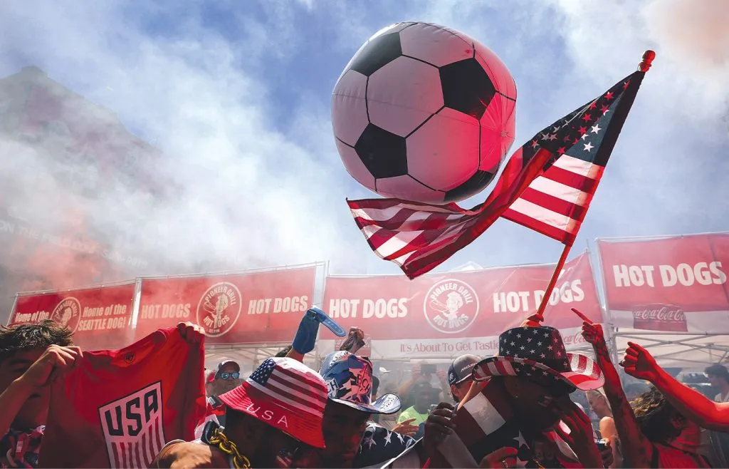 America hosted the world’s game. The world showed up for America