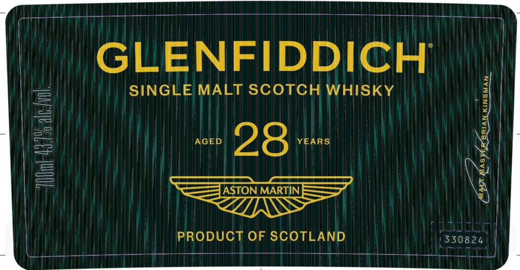 Glenfiddich 28 Year Single Malt Scotch Whisky Aston Martin Edition