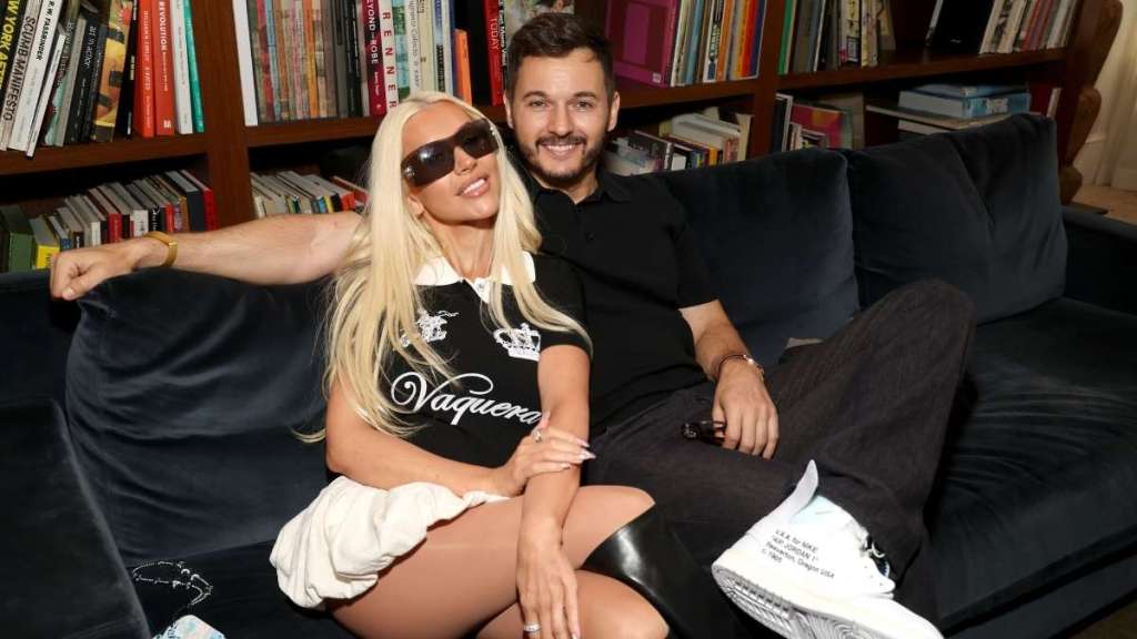 Christina Aguilera's Micro Miniskirt Rides High With Vaquera Polo Shirt