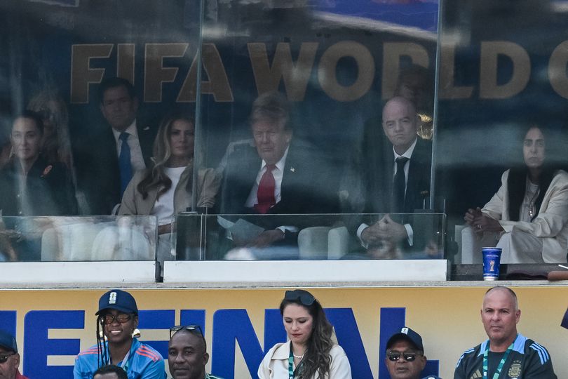 Some World Cup viewers thought they spotted Madonna in the suite next to Melania Trump