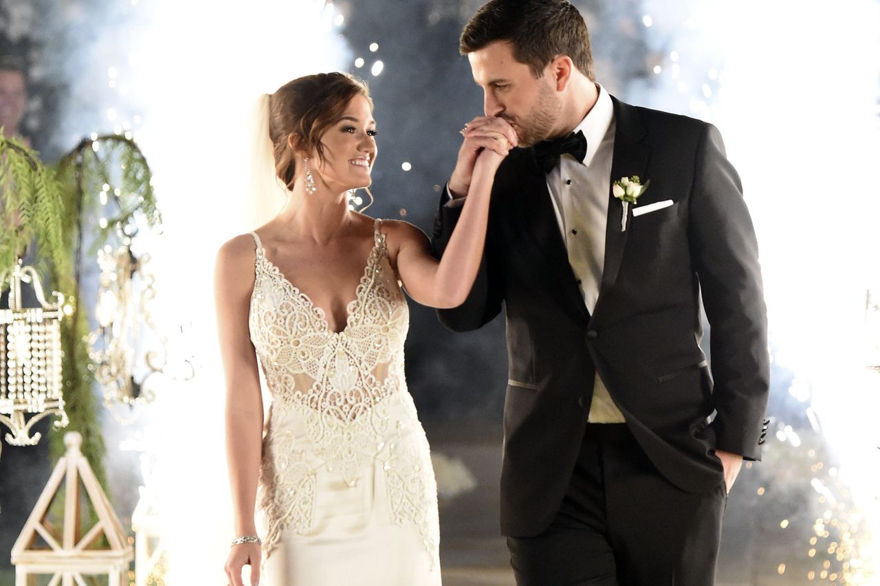 Jade Roper and Tanner Tolbert at their wedding