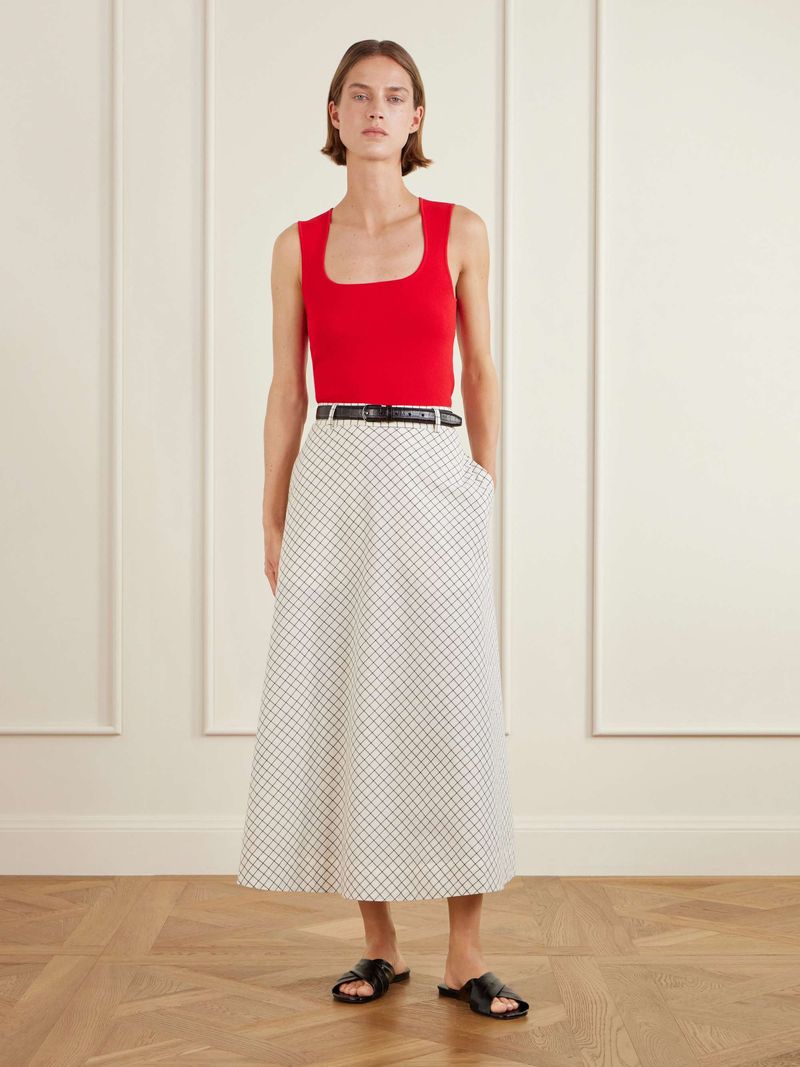 2. A Lightweight Poplin Skirt