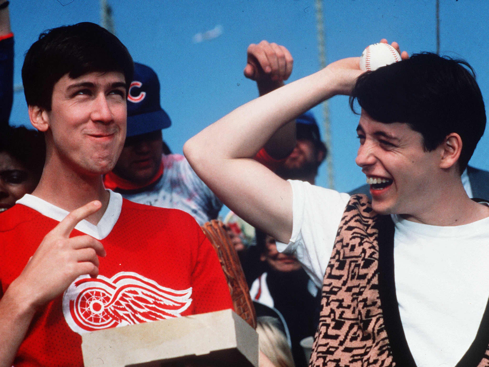 Alan Ruck and Matthew Broderick in ‘Ferris Bueller’s Day Off’ (Rex Features)