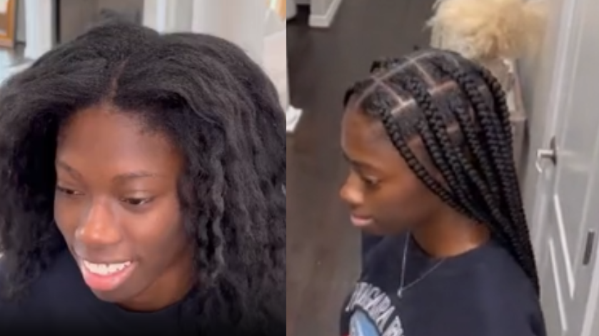 Beautiful knotless braids for thick hair made easy