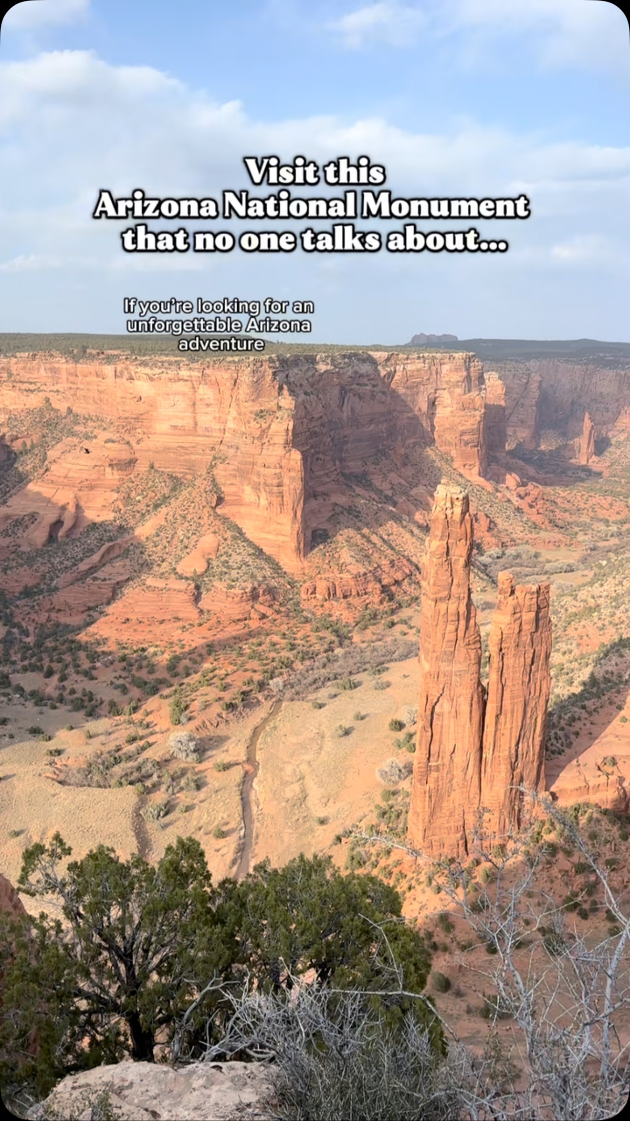 Experiencing the landscape of Canyon de Chelly