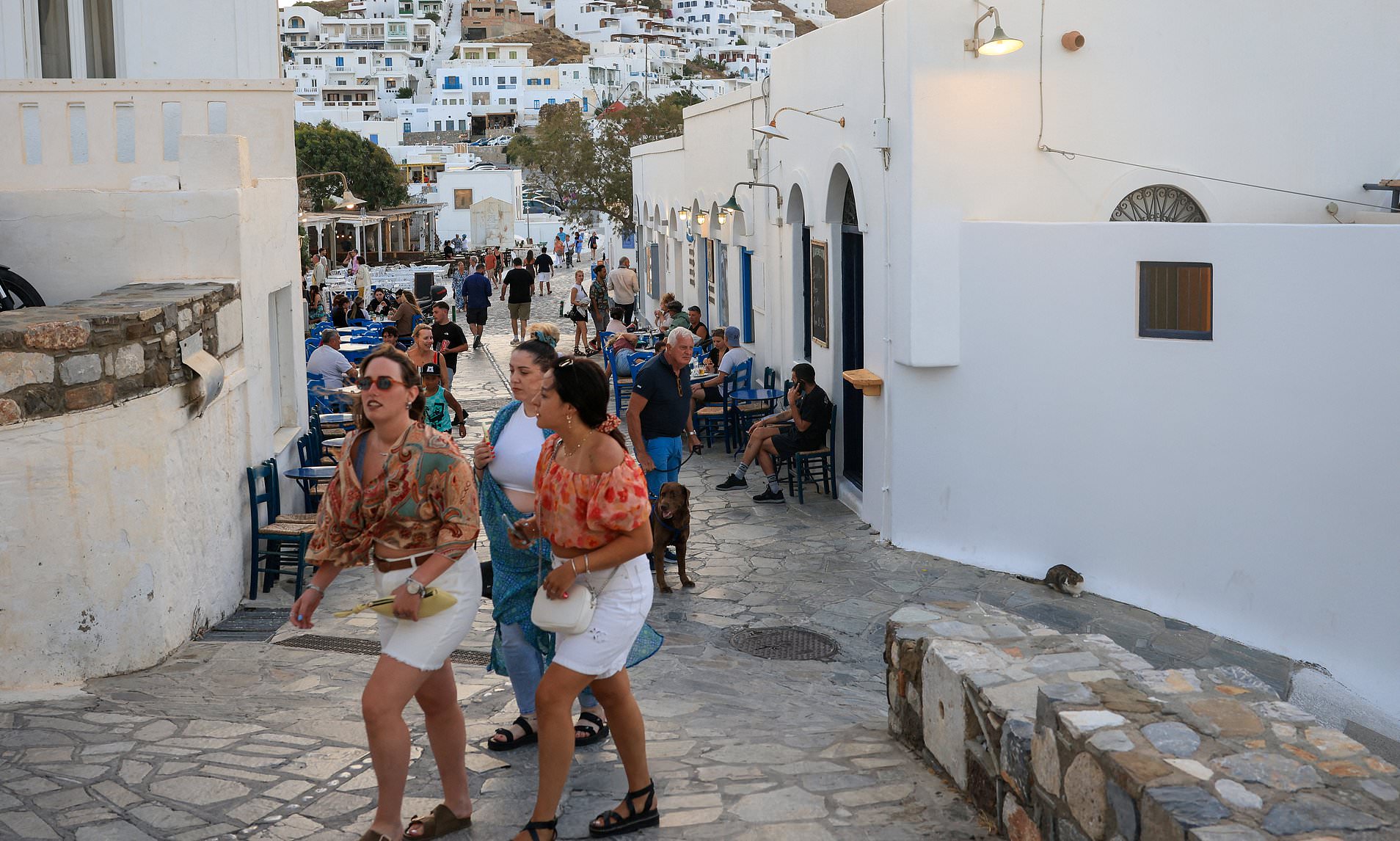 Several popular Greek islands are experiencing severe water shortages