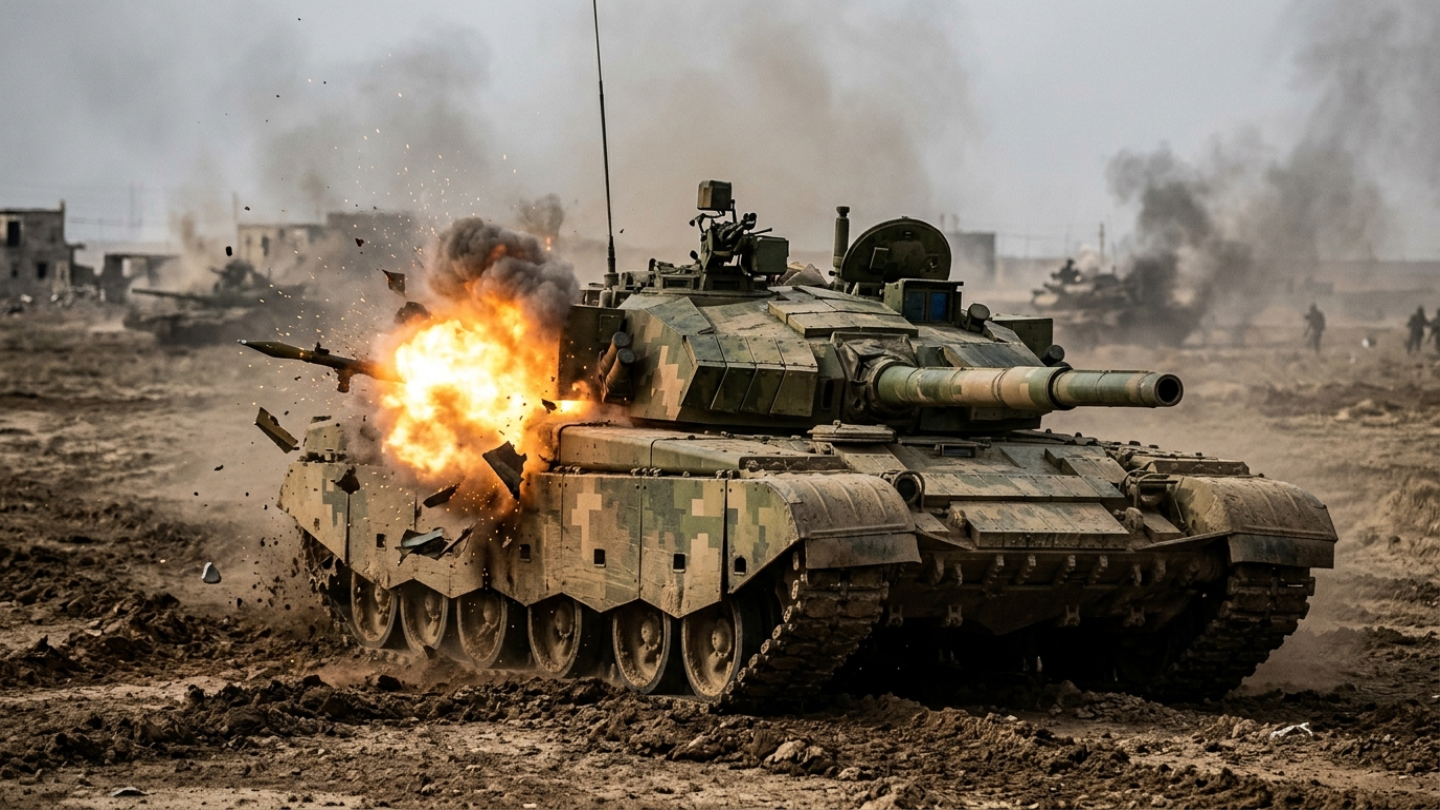 Chinese tanks have a deadly side weakness