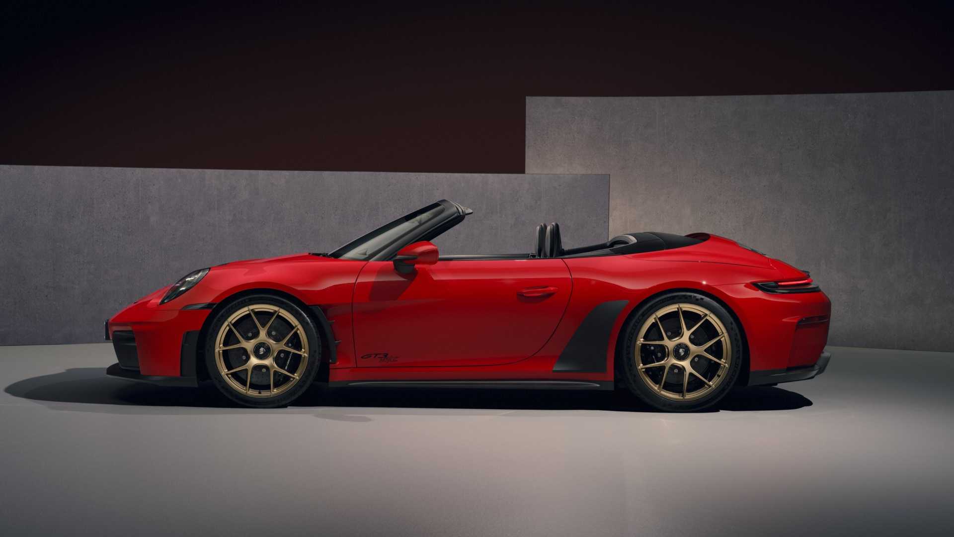 Red 2027 Porsche 911 GT3 SC studio photography - exterior (3)