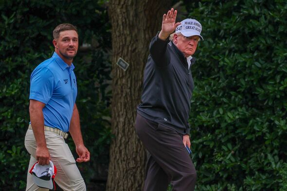 Bryson DeChambeau and Donald Trump