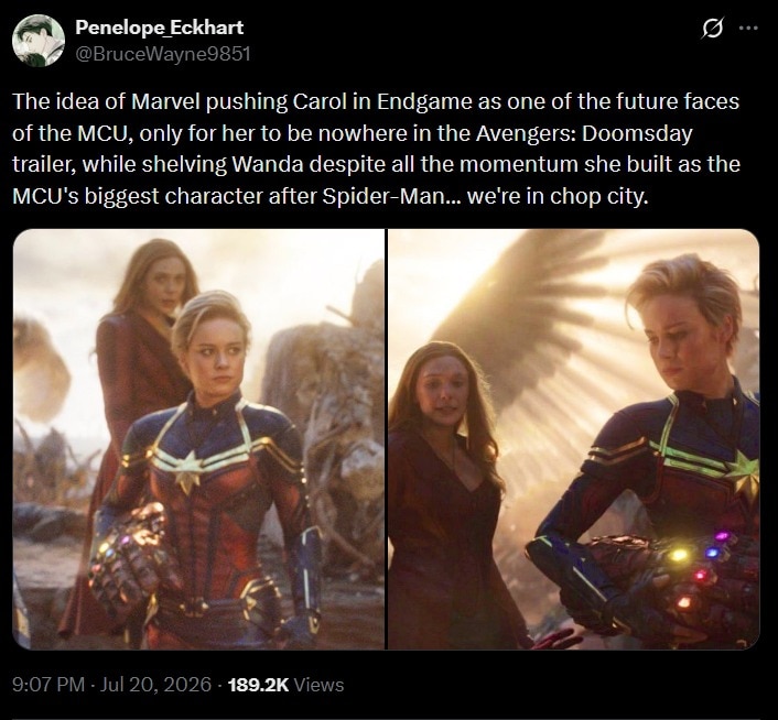 Avengers Doomsday trailer X review: Poor VFX faces flak, fans compare it to Ramayana