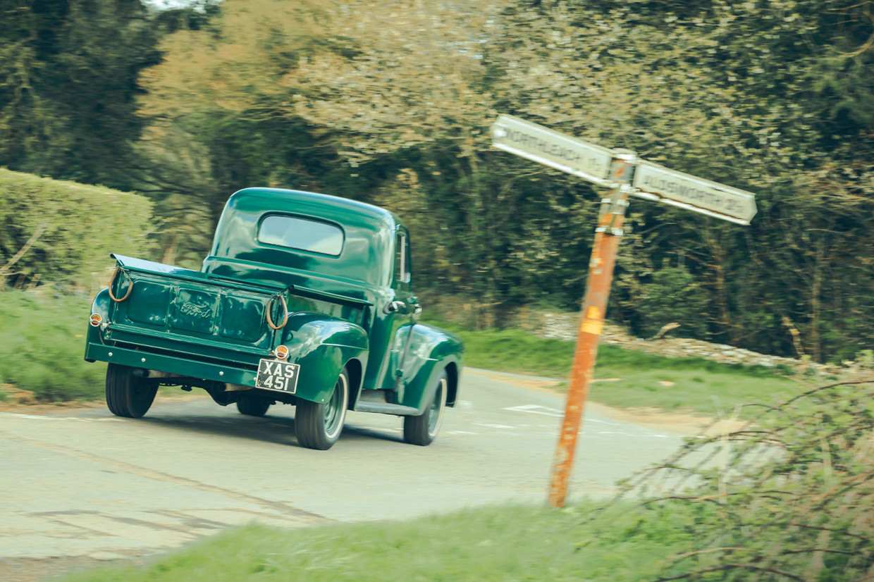 The Ford F-Series classic pick-up truck explores the Cotswolds