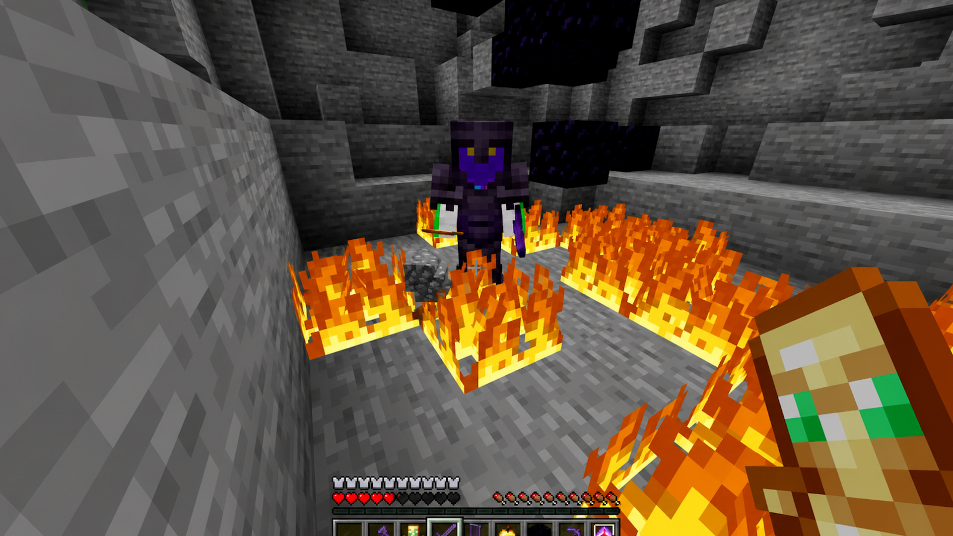 Winning Minecraft crystal PvP duels without respawn anchors