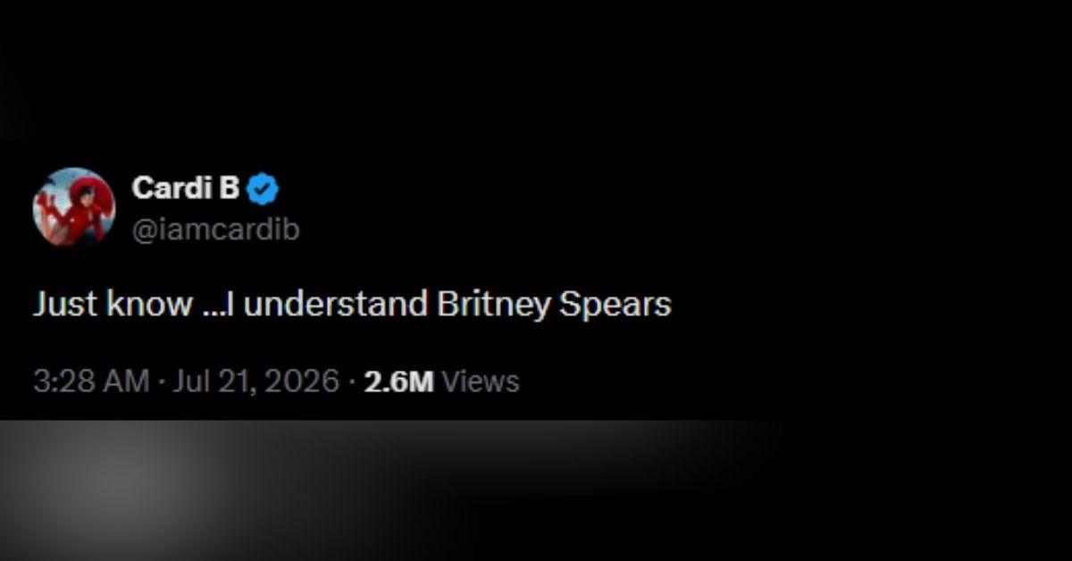 Cardi B Shares Cryptic Message as She Compares Herself to Britney Spears: 'I Understand' Her