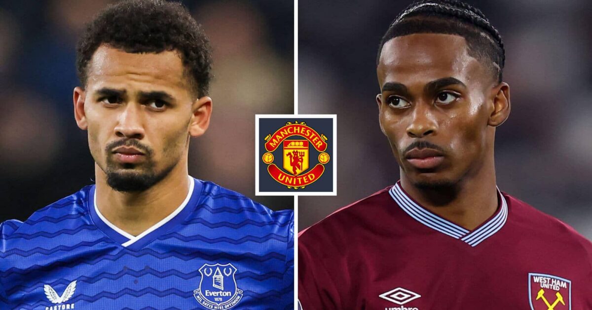 Everton Iliman Ndiaye, West Ham Crysencio Summerville, Man Utd badge