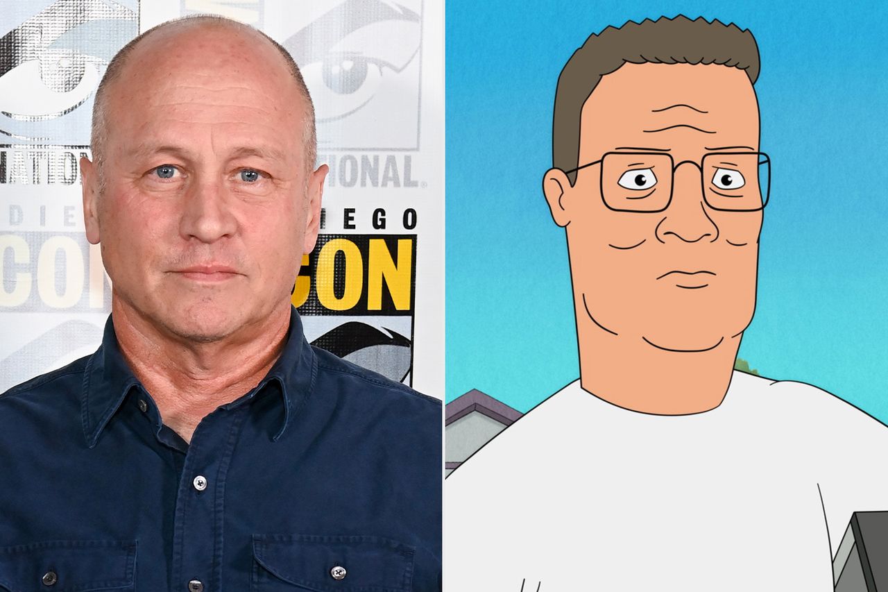 Mike Judge on July 24, 2025 in San Diego, California; Hank Hill in King of the Hill.