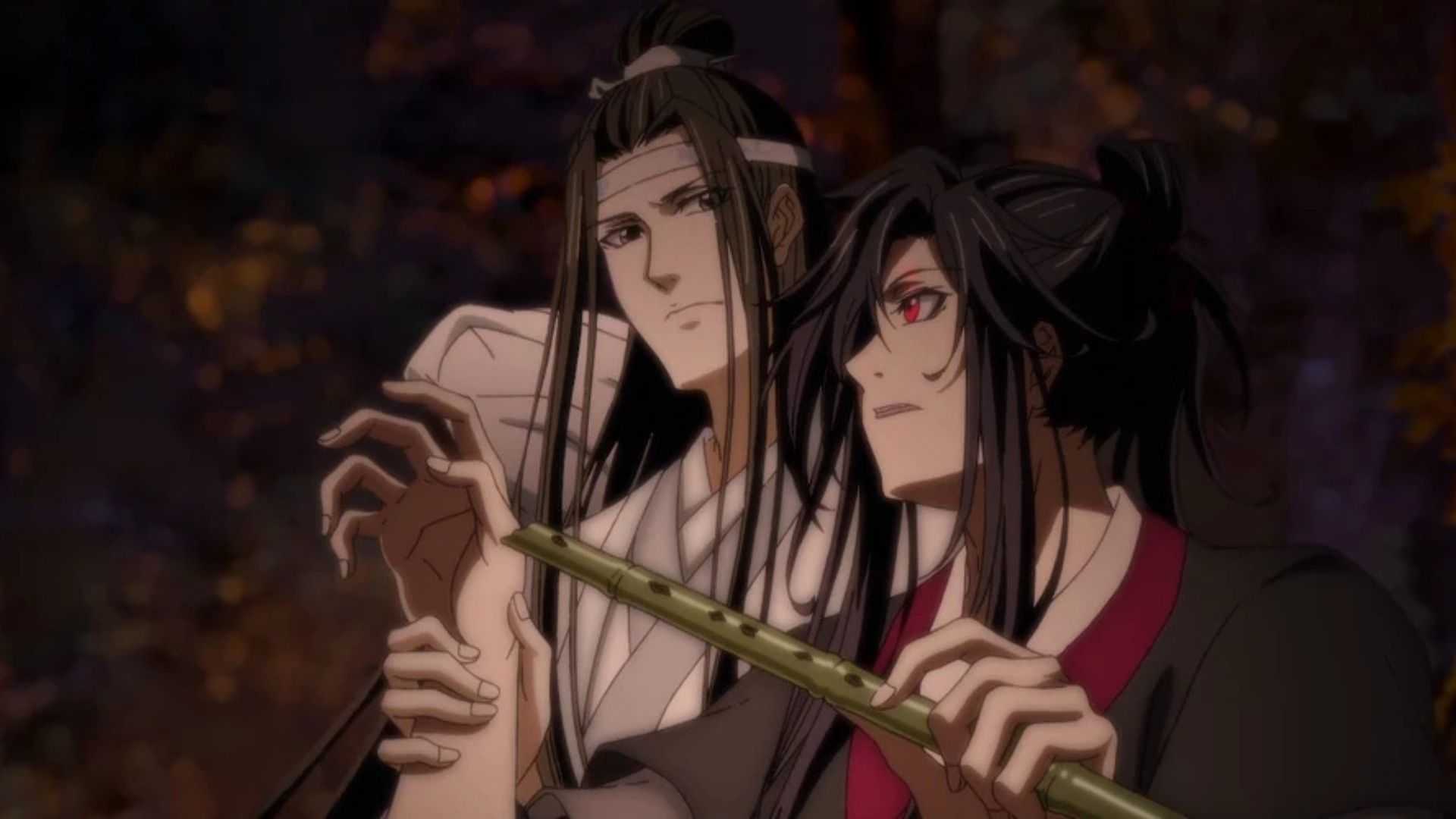 Lan Wangji stopping Wei Wuxian from using demonic cultivation in Mo Dao Zu Shi-1