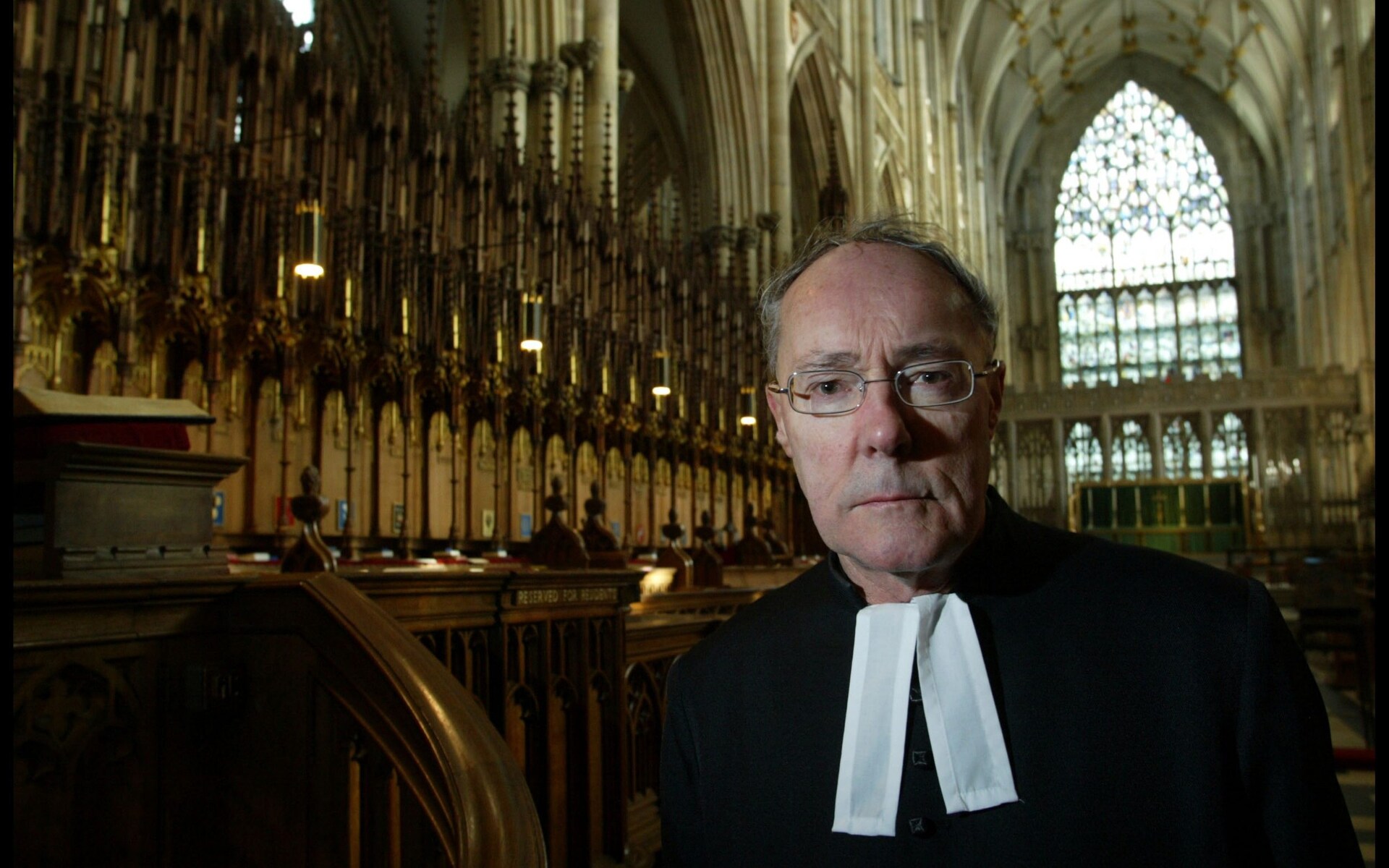 The Rev Edward Norman as Canon Residentiary and Chancellor, York Minster, 2004