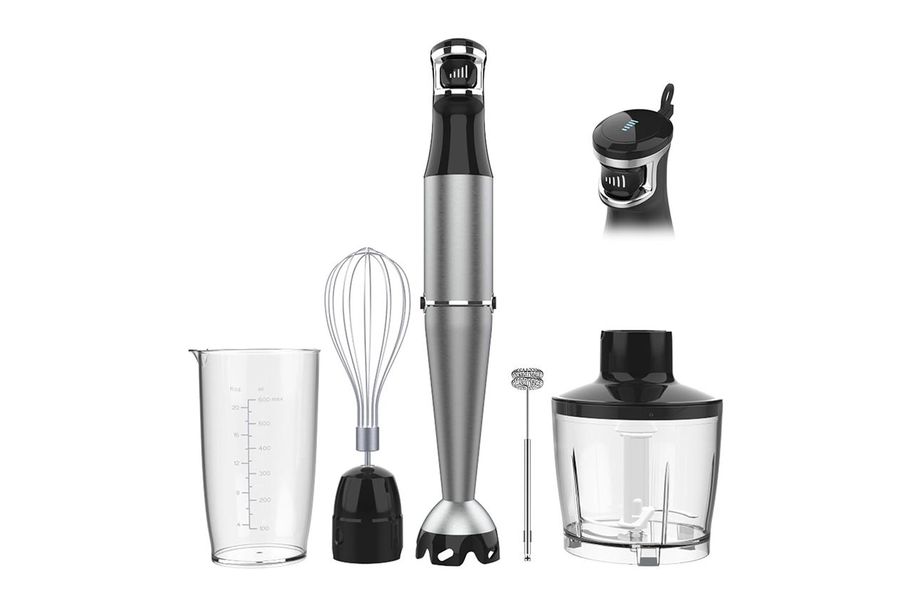 Turelar Immersion Blender Handheld Corded Hand Blenders Set 1100W