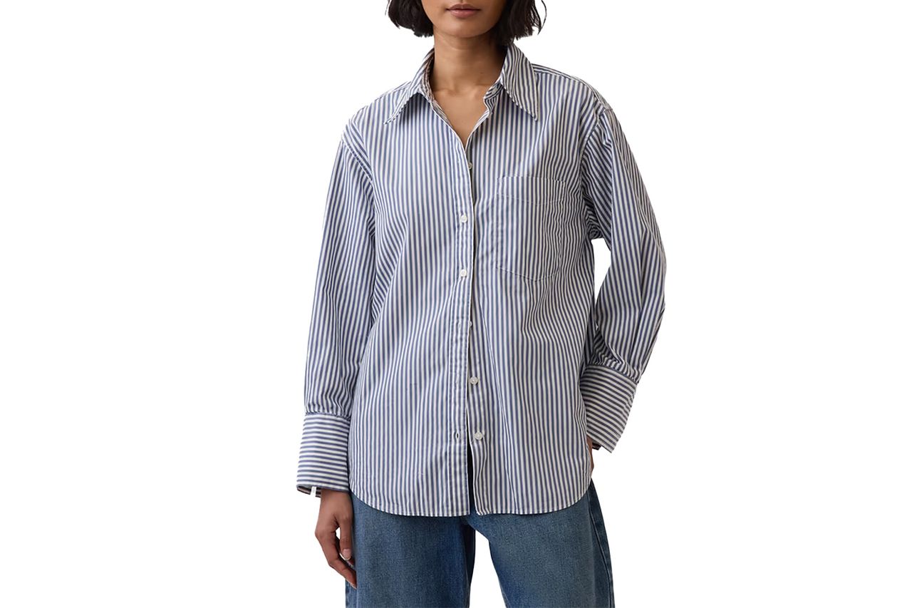 Organic Cotton Poplin Big Shirt