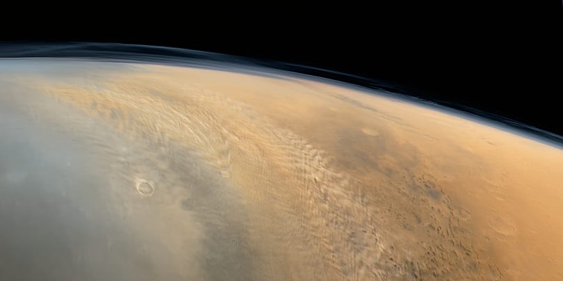 Clouds on Mars are rare and seasonal, according to researcher Francisco Brasil
