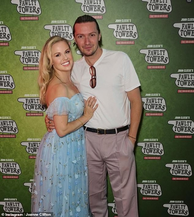 Strictly Come Dancing star Joanne Clifton, 42, has revealed she is pregnant with her first child with her fiancé AJ Jenk