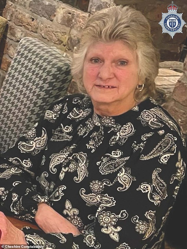 Gwyneth Carter, 73, was battered to death in her own home in Macclesfield, Cheshire, by her estranged son Simon, 50, after cannabis 'caused and exacerbated' his mental health issues