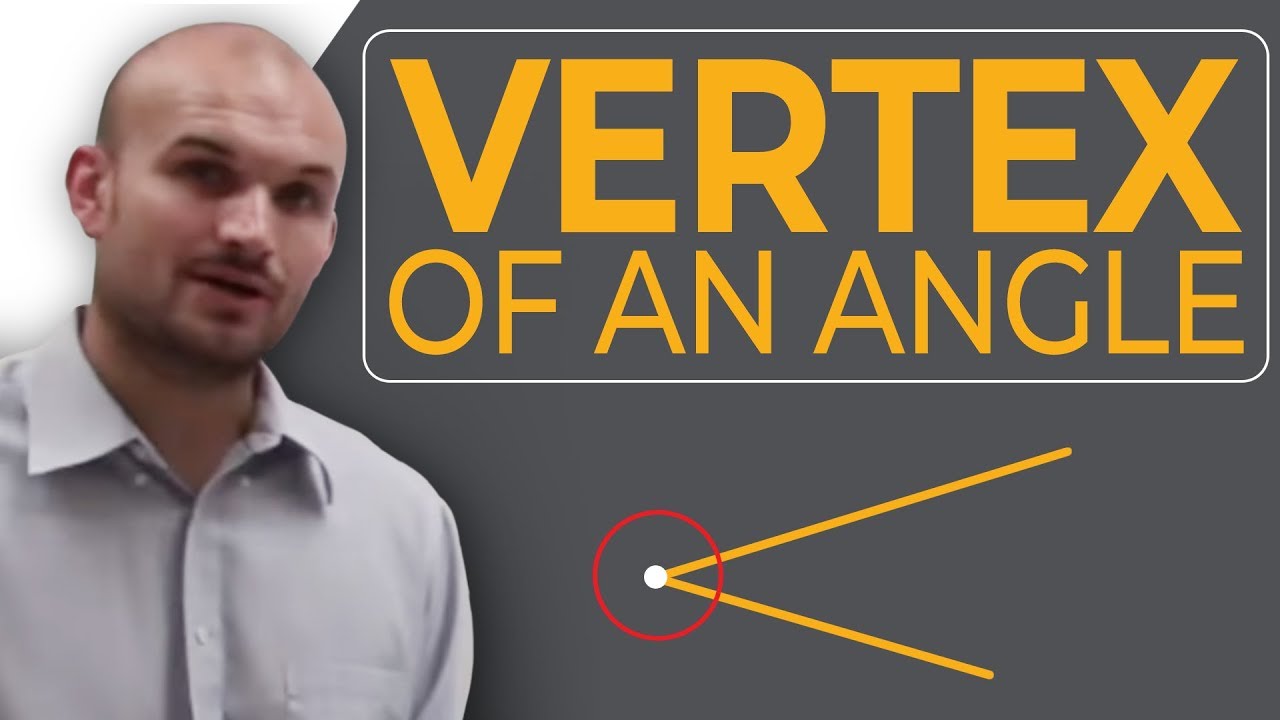 What is the vertex of an angle?