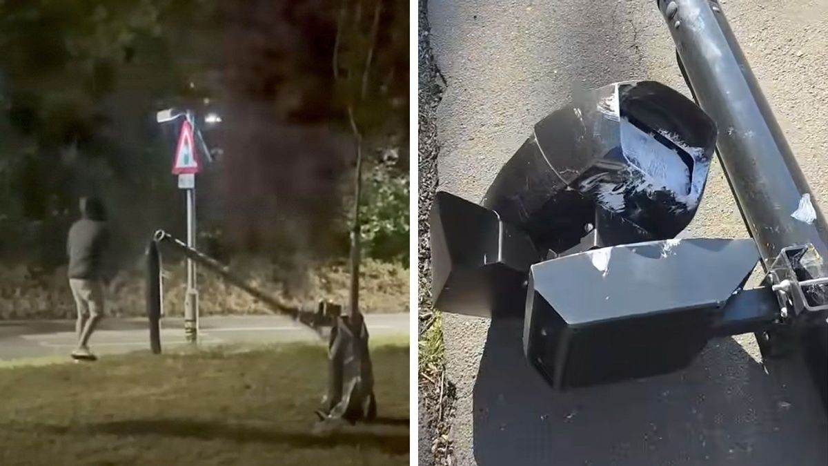 Does video show Flock cameras being destroyed in US? Here's the truth
