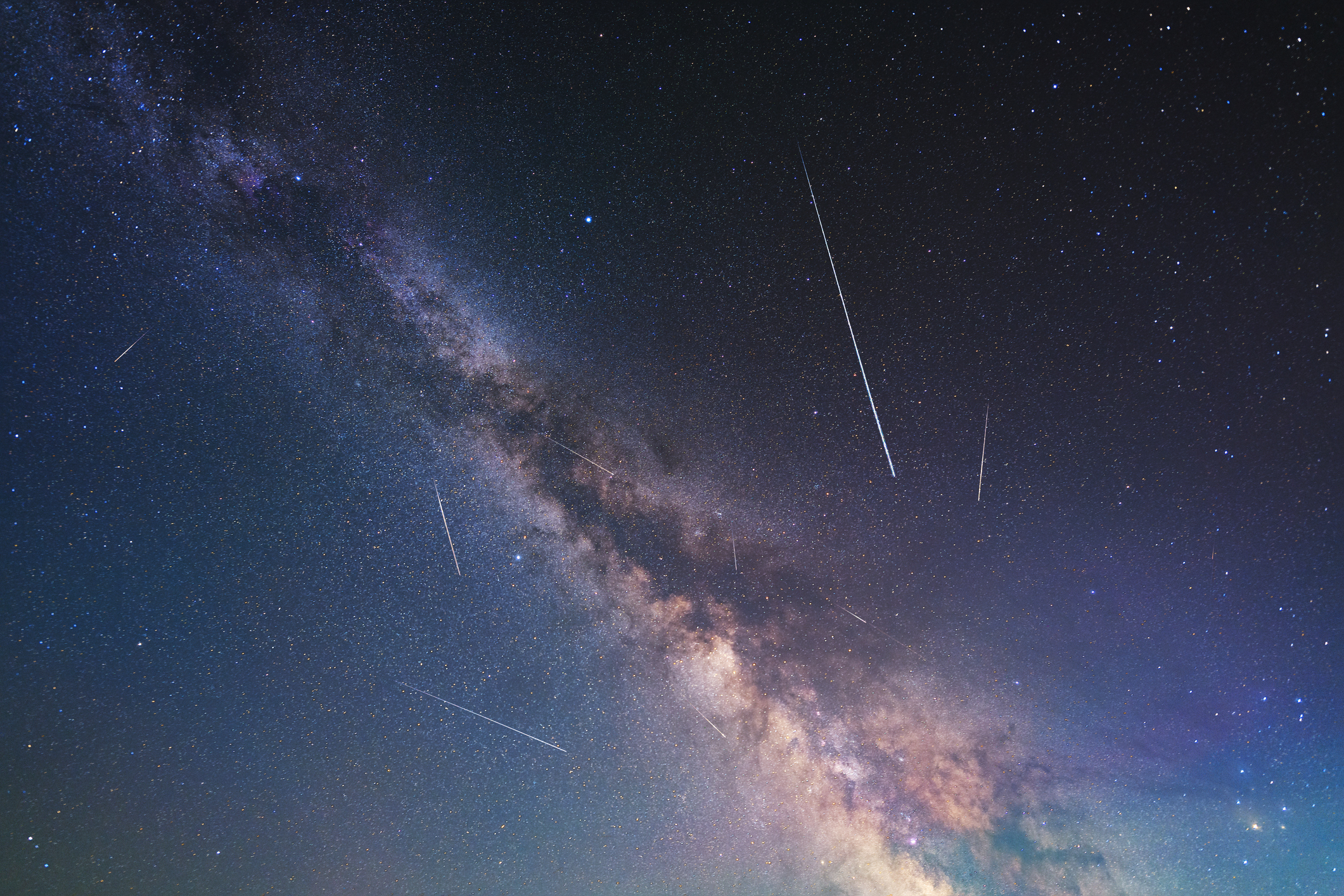 Representative image of a meteor shower.