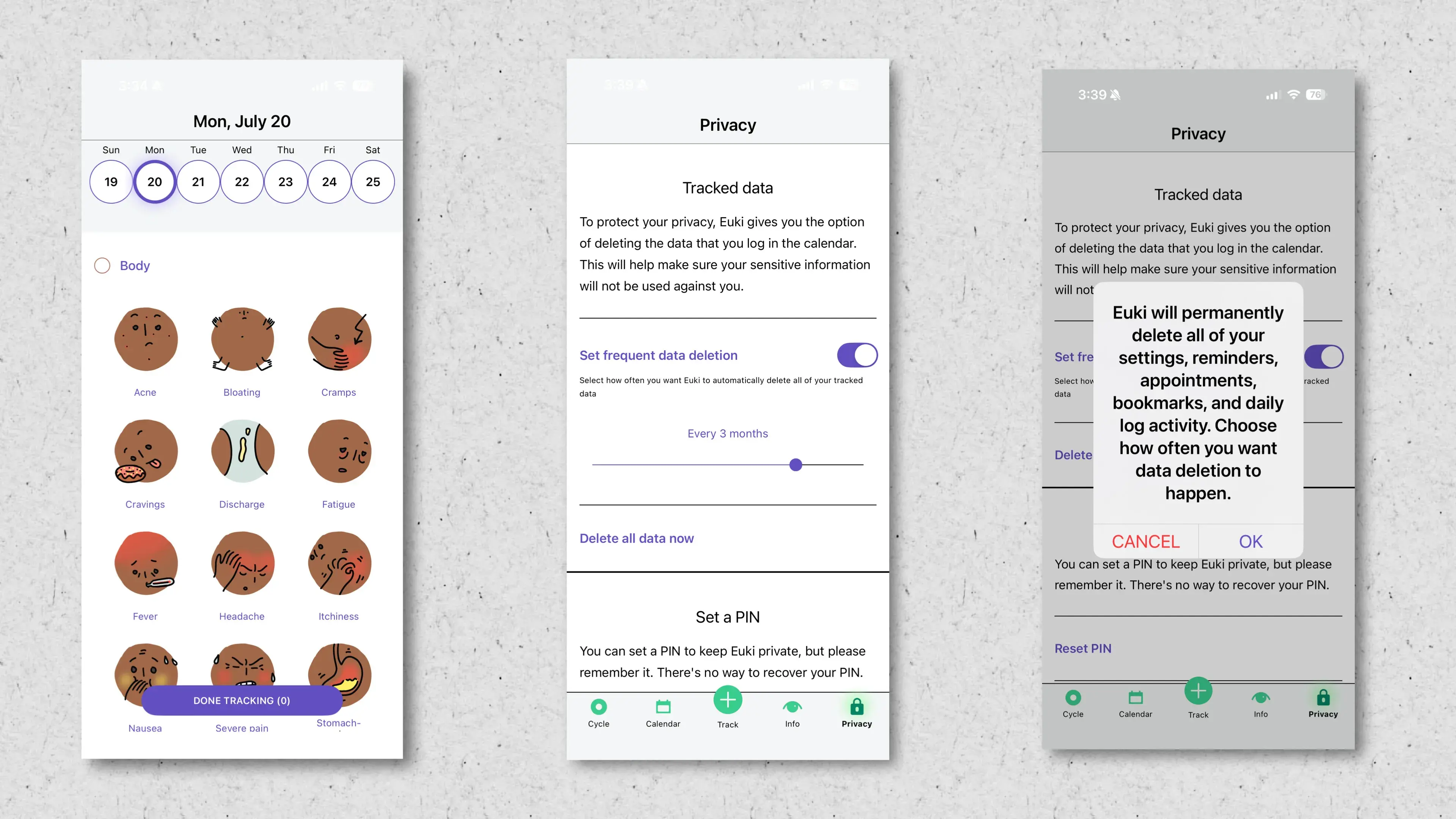 This period-tracking app actually keeps your data private