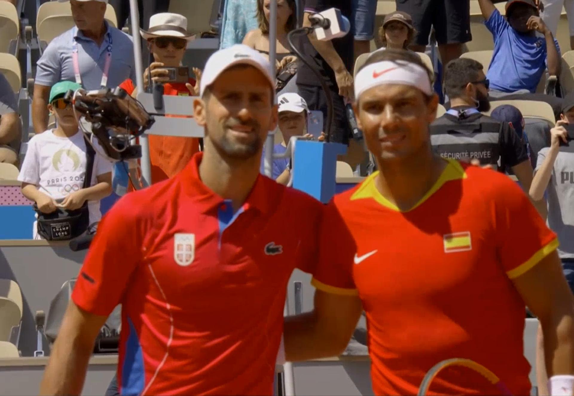 Novak Djokovic & Rafael Nadal, 2024 Paris Olympics