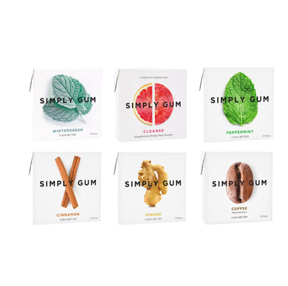 A six-pack of Simply Gum so you can sample every flavor