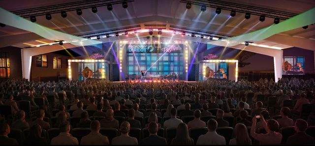 Concept art for the Broadway Direct Stage