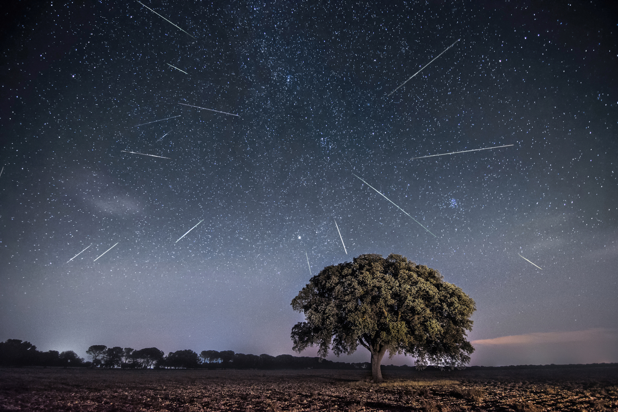 Representative image of a meteor shower.