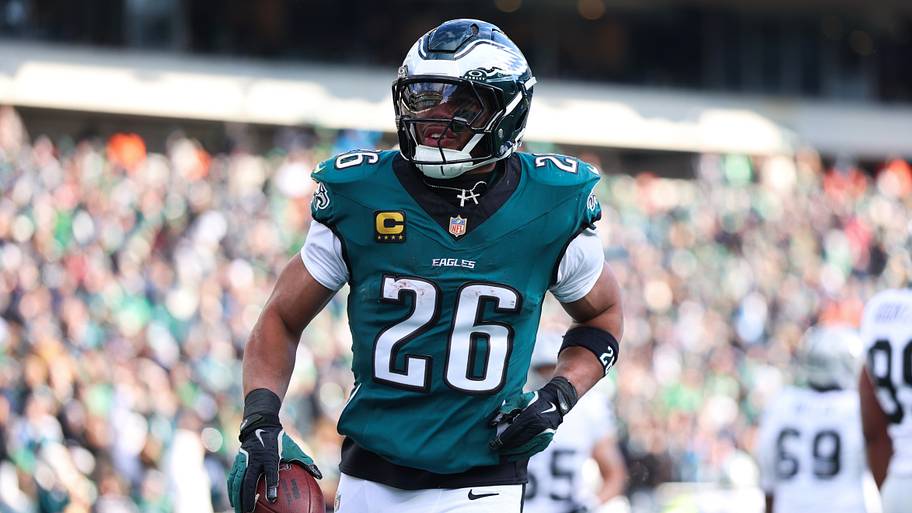 Philadelphia Eagles running back Saquon Barkley