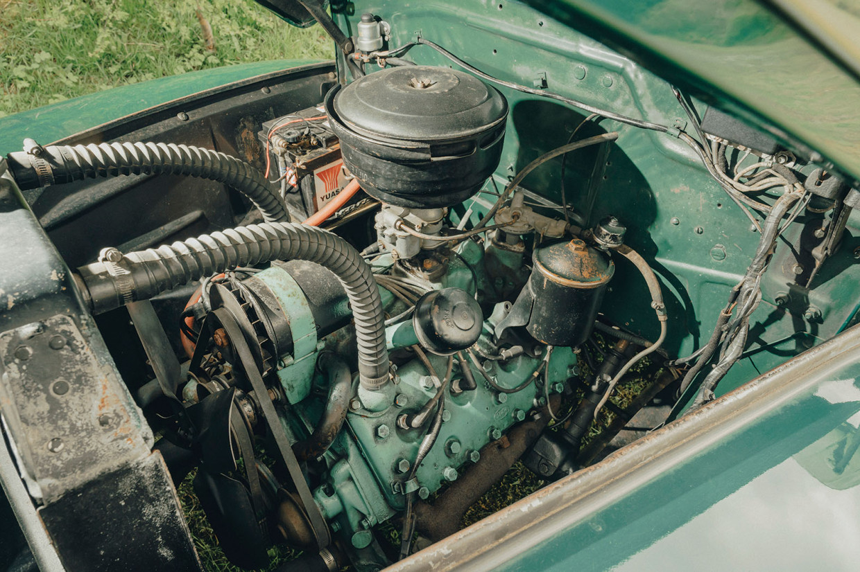 The Ford F-Series classic pick-up truck’s V8 engine