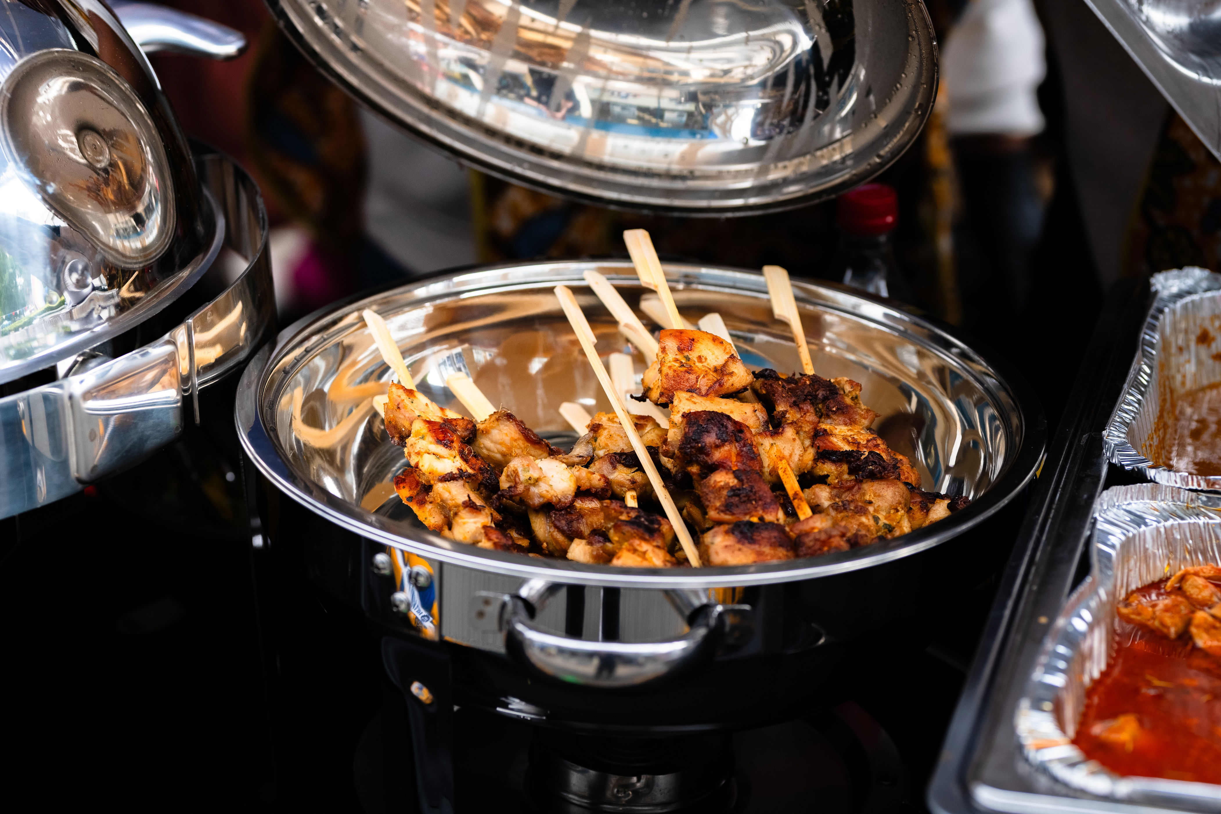 Tempting food on offer