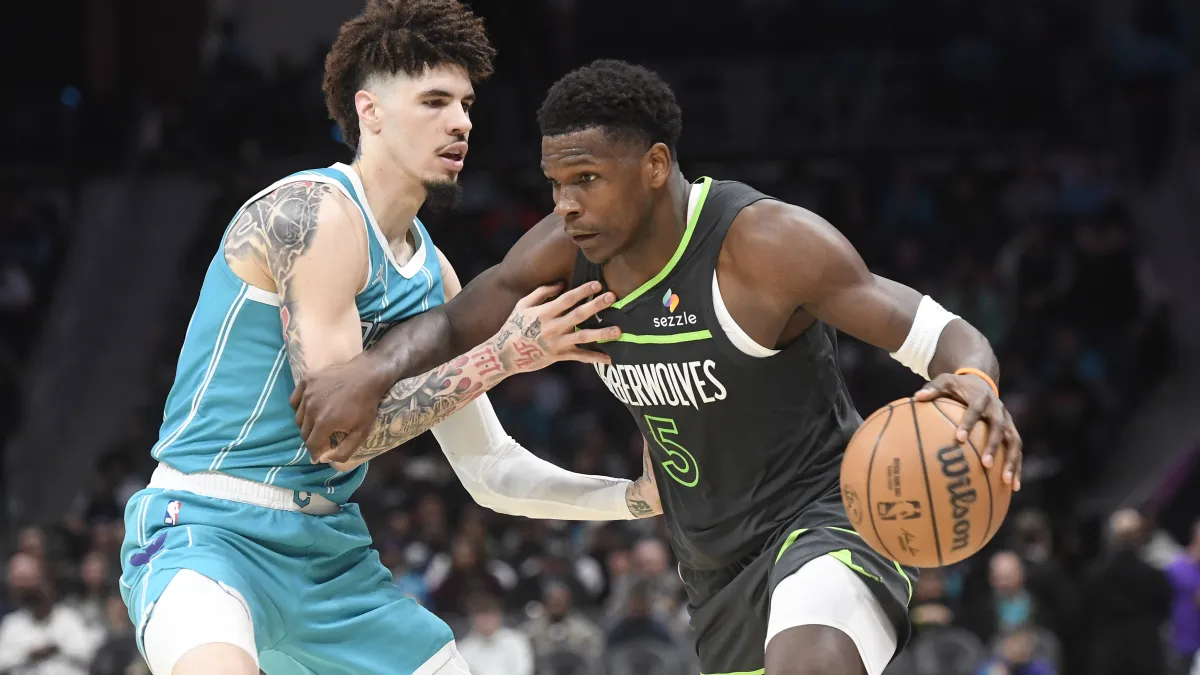 Timberwolves Anthony Edwards Hornets LaMelo Ball