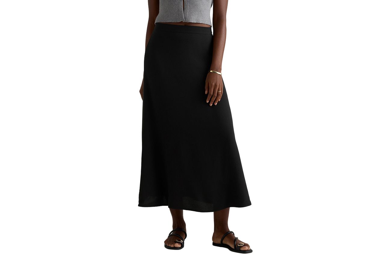 Lightweight Crepe Slip Skirt