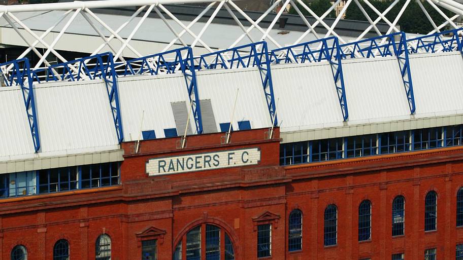 A general view of Ibrox Stadium
